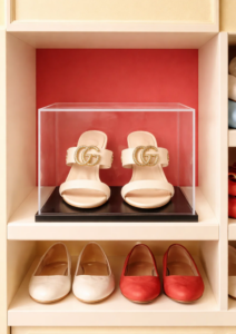 Acrylic Shoe Box Display Case