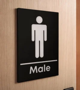 Acrylic Restroom Sign